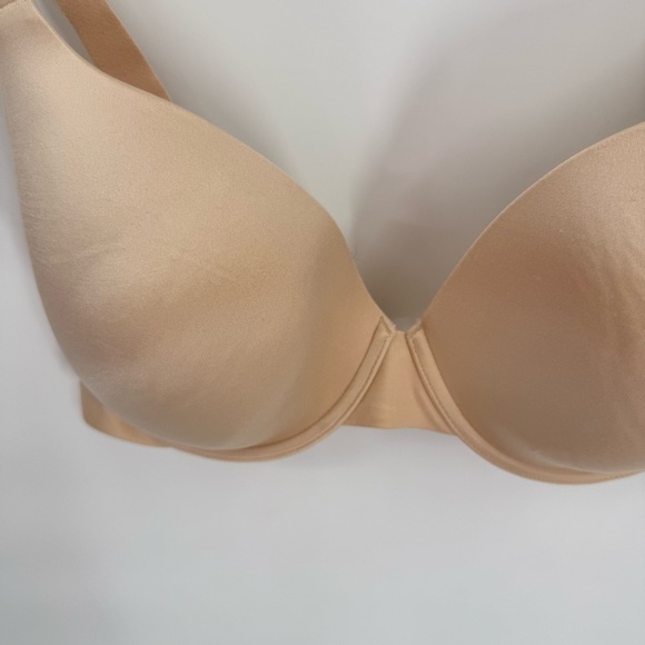 Soma Womens Full Coverage Bra Size 40D Underwired Enhancing Shape Tan Back Close - Picture 3 of 6